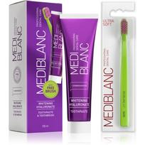 MEDIBLANC Set TP Hyaluron 100ml + TB Ultra Soft Green Single dantų priežiūros priemonių rinkinys
