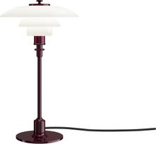Louis Poulsen Stalinis šviestuvas PH 2-1 35,5 cm, bordo spalvos, su lakuotu pagrindu