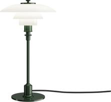 Louis Poulsen Stalinis šviestuvas PH 2-1 35,5 cm, žalios spalvos, su lakuotu pagrindu