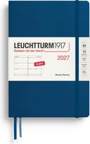Leuchtturm 1917 Savaitinis planuoklis kietu viršeliu Leuchtturm 1917 2027 EN A5 indigo