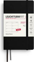 Leuchtturm 1917 Savaitinis planuoklis minkštu viršeliu Leuchtturm 1917 2027 EN A6, juodas