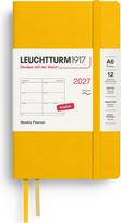 Leuchtturm 1917 Savaitinis planuoklis minkštu viršeliu Leuchtturm 1917 2027 EN A6, geltonas