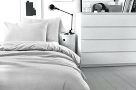 Kayoom patalynės komplektas Carla 125-FR, 140x200, 2 dalių, baltas