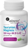 Aliness Magnesium Taurate 100 mg with B6 (P-5-P) – dietary supplement – 100 capsules