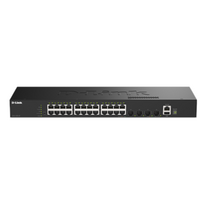 D-Link DGS-1530-28/E 24-Port Gigabit Stackable Smart Managed Switch | D-Link