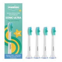 „Puries Sonic Ultra“ elektrinių dantų šepetėlių galvutės, skirtos „Sonicare“ – 4 vnt.