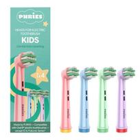 „Puries Kids“ elektrinių dantų šepetėlių galvutės „Oral-B“ – 4 vnt.