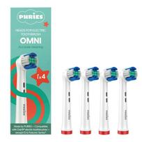 „Puries Omni“ elektrinių dantų šepetėlių galvutės, skirtos „Oral-B“ – 4 vnt.