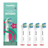 „Puries Interio“ elektrinių dantų šepetėlių galvutės, skirtos „Oral-B“ – 4 vnt.
