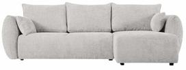 Kampinė sofa - lova Cosmopolitan Design Matera Eden 17, sidabro sp., dešininė, 173 x 253 cm x 86 cm