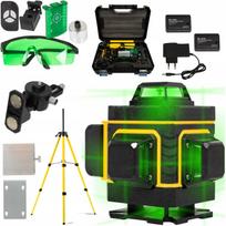 Lazerinis nivelyras 360 4D kryžminis lazeris PRO rinkinys 16 linijų