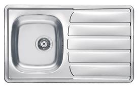 Virtuvinė plautuvė Alveus Zoom 30 Sat, nerūdijantysis plienas, 86 cm x 50 cm x 16 cm, sidabro sp.