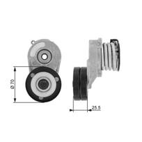 Generatoriaus diržo įtempėjas Gates DriveAlign T38432, Opel 897184929