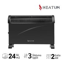 Konvektorius Heatum THERMA H2000 Juodas