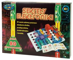 Mokomasis elektronikos rinkinys Dromader Sekrety Elektroniki – 80 eksperimentų