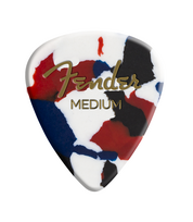 Mediatorių komplektas .71mm Fender Classic Celluloid Confetti 351 Shape