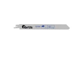Pjūkleliai tiesiniam pjūklui Fortis 4317784772631; 200 mm; 2,5 mm; 5 vnt.