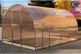 Šiltnamis AGRO TITAN (plotis 3m) NANO polikarbonatas, Šiltnamio ilgis: Šiltnamio ilgis 8m
