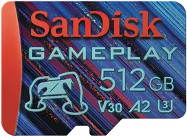 Atminties kortelė SanDisk GamePlay microSD, 512GB