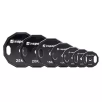 Svorių rinkinys 30mm inSPORTline Ruberton 1,25–25kg