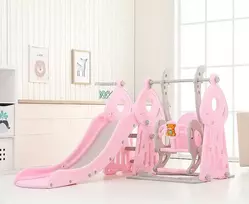 Children’s Slide w/ Swing & Basketball Hoop 4-in-1 inSPORTline Swingslide