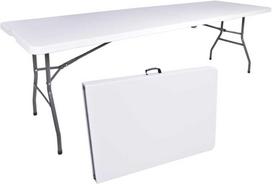 Bipohome IMPRO sulankstomas maitinimo stalas dėkle 240 cm, baltas