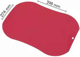 Pjaustymo lentelė ZYLE, nesibraižanti, raudona, L dydis, 398 x 274 x 2,5 mm