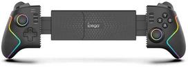 „iPega 9122“ belaidis tempimo RGB žaidimų pultas, skirtas „Android“ / „iOS“ / „PS3“ / „PS4“ / „PC“, juodas