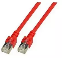 EFB RJ45 S/FTP Cat5e kabelis sieciowy Raudona 1 m SF/UTP (S-FTP)