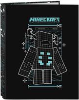 Safta Minecraft Screen A4 cardboard 4 rings binder