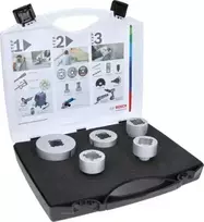 Bosch 2608599037 Rinkinys deimantinių pjaustytuvų keramikai sausam pjovimui X-LOCK, 5 vnt.