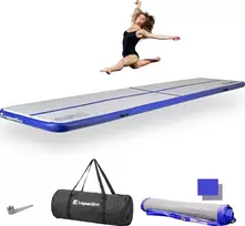 Pripučiamas gimnastikos kilimėlis inSPORTline Airstunt 500 x 100 x 10 cm, baltas