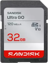 Atminties kortelė SanDisk Ultra GO SDHC 32GB Class 10 UHS-I V10