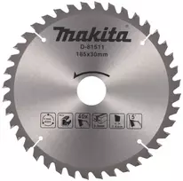 Makita D-81511 T.C.T. pjūklas 185X2.2X30mm 5° T40 SPECIALIZED aliuminio pjovimui