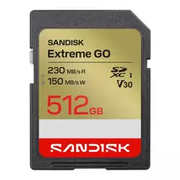 Atminties kortelė SanDisk Extreme GO 512GB SDXC UHS-I
