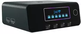 Carruzzo ICY BOX IB-PS2401 Universalus Juoda AC Spartusis įkrovimas Vidaus