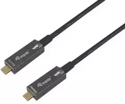 Equip 119464 USB kabelis USB 3.2 Gen 2 (3.1 Gen 2) 7,5 m USB C 10Gbit/s 60 W Juoda