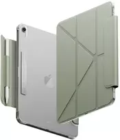 Dėklas UNIQ Camden Lite skirtas iPad skirtas iPad 11″ A16 (2025) / iPad 10.9″ 10 gen. (2022) žalios spalvos