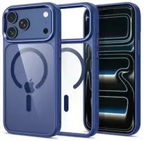 Dėklas Mėlyna Tech-Protect Magmat Magsafe CC do iPhone 17 Pro Max / 18 Pro Max deep mėlynas/clear