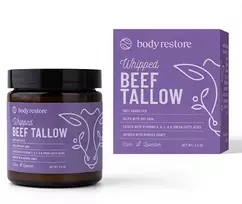 Body Restore Levandų ir plaktos jautienos taukų kūno kremas 71 g
