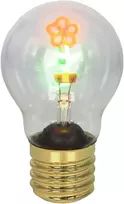 Kalėdinė šviesos dekoracija „Hand Light"; LED lemputė ant baterijų – gėlė; 2700-3000K šilta šviesa