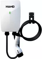 Hand Ev Rankinis sieninis automobilinis įkroviklis Type 2; 11 kW; 380 V; 16 A; IP55; laido ilgis 4,5 m.