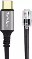 USB kabelis StarTech Adapteris USB-C į RJ9 biuro telefonui/ausinėms 1,8 m Juoda (UR9-HEADSET-ADAPTER)