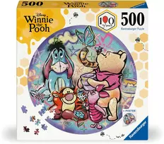 Ravensburger Dėlionė 500 dalių Apvali: Mikė Pūkuotukas