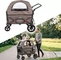 Sulankstomas transportavimo vežimėlis šunims inSPORTline StrayPaws