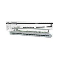 Digitus  | CAT 6A Patch Panel, shielded, 1U, 24-port | RJ45, 8P8C | Grey | DN-91624S-EA | 4016032288428