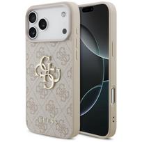 Guess 4G Big Logo dėklas iPhone 17 Pro Max / 18 Pro Max, rožinis
