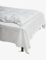 Juna - Percale Fladt Lagen 150X250 Cm Hvid - Paklodė - Balta