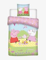 Gurli Gris - Bed Linen Junior Peppa Pig Pep 035 - Patalynės komplektas - Marga / raštuota