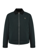 Fred Perry - Cotton Caban Jacket - Paminkštinta striukė - Žalia